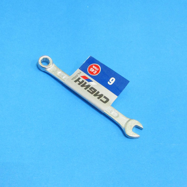 Ключ комбинированный 06 мм, сталь С45, цинк // СИБИН