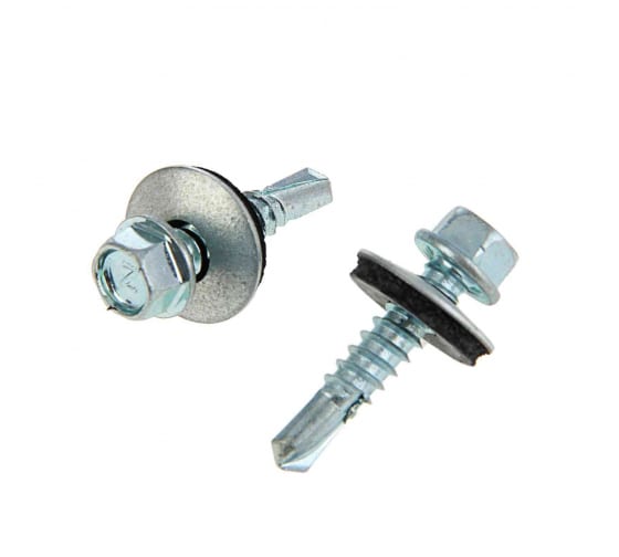 Саморез 4,8х51 шестигр.(D8) шайб.рез.пр.сверло, цинк