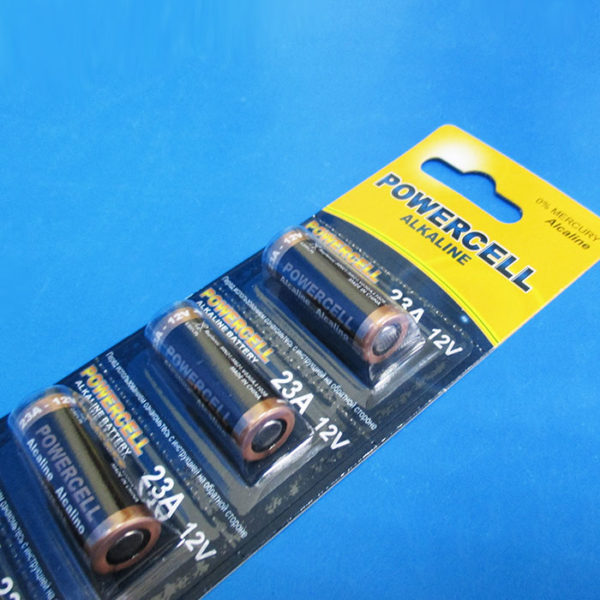 Батарейка тип "A23" алкалиновая 12В PowerCell
