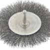Щетка д/дрели 100мм, плоская со шпилькой, витая проволока 0,3мм // Зубр