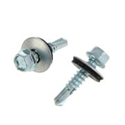 Саморез 6,3х90 шестигр.(D10) шайб.рез.пр.сверло, цинк (70шт)